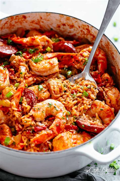 How many protein are in shrimp and andouille jambalaya - calories, carbs, nutrition